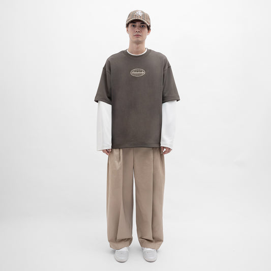 Graphic Interlock Oversized Tee