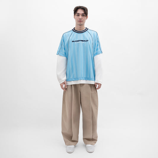 Graphic Mesh Oversized Tee
