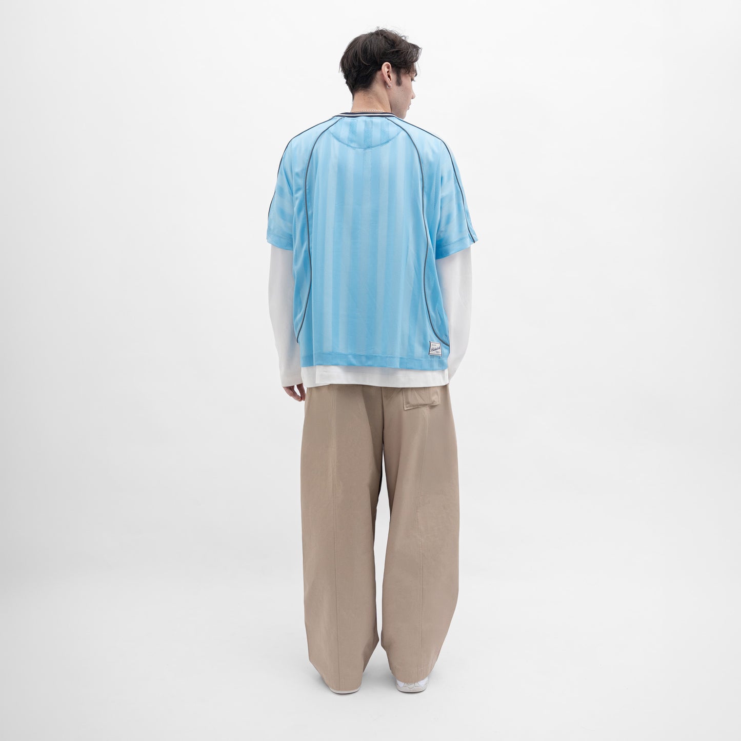 Graphic Mesh Oversized Tee