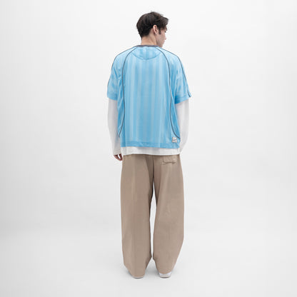Graphic Mesh Oversized Tee