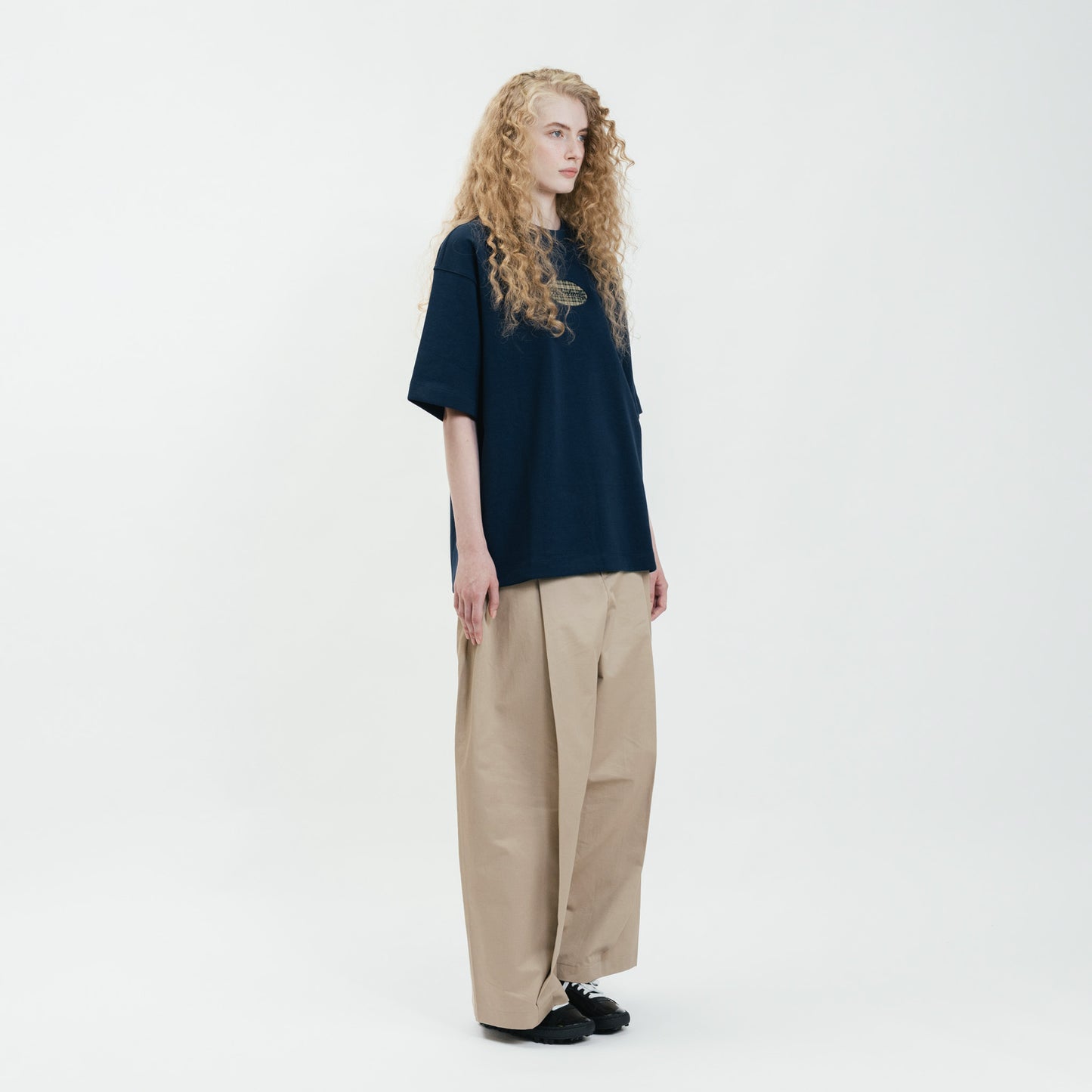 Graphic Interlock Oversized Tee