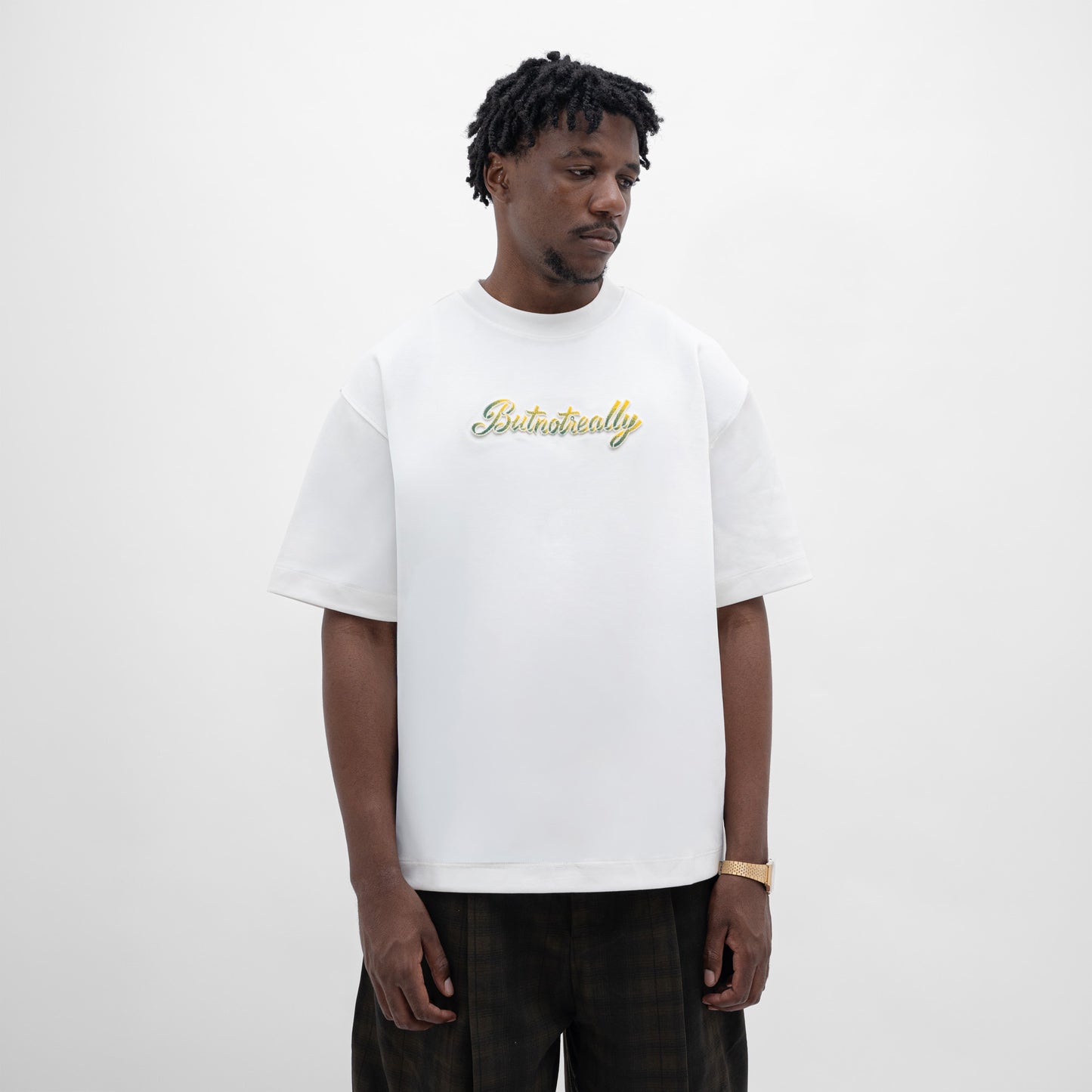 Graphic Interlock Oversized Tee