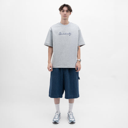 Graphic Interlock Oversized Tee