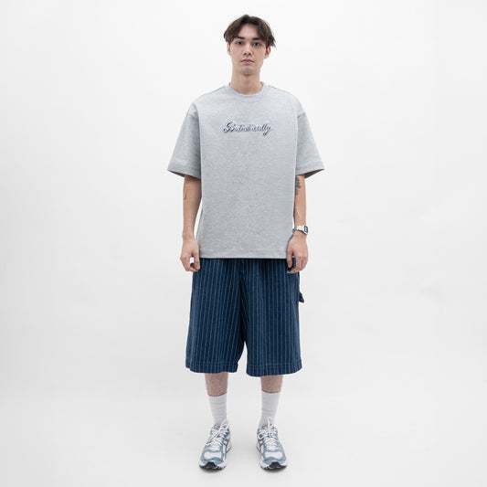 Graphic Interlock Oversized Tee