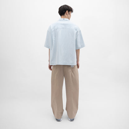 Stripes Graphic Cotton Boxy Shirt