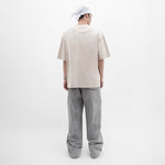 Stone-Washed Graphic Cotton  Oversized Tee