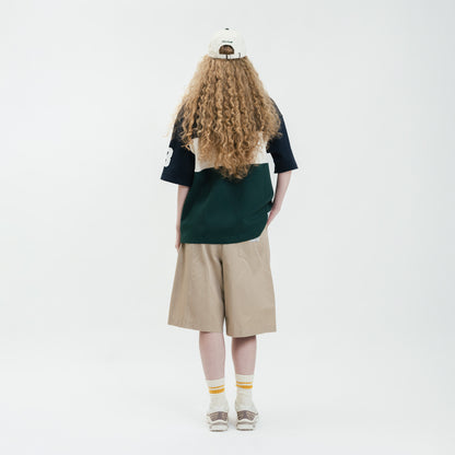 Graphic Pique Oversized Polo Tee