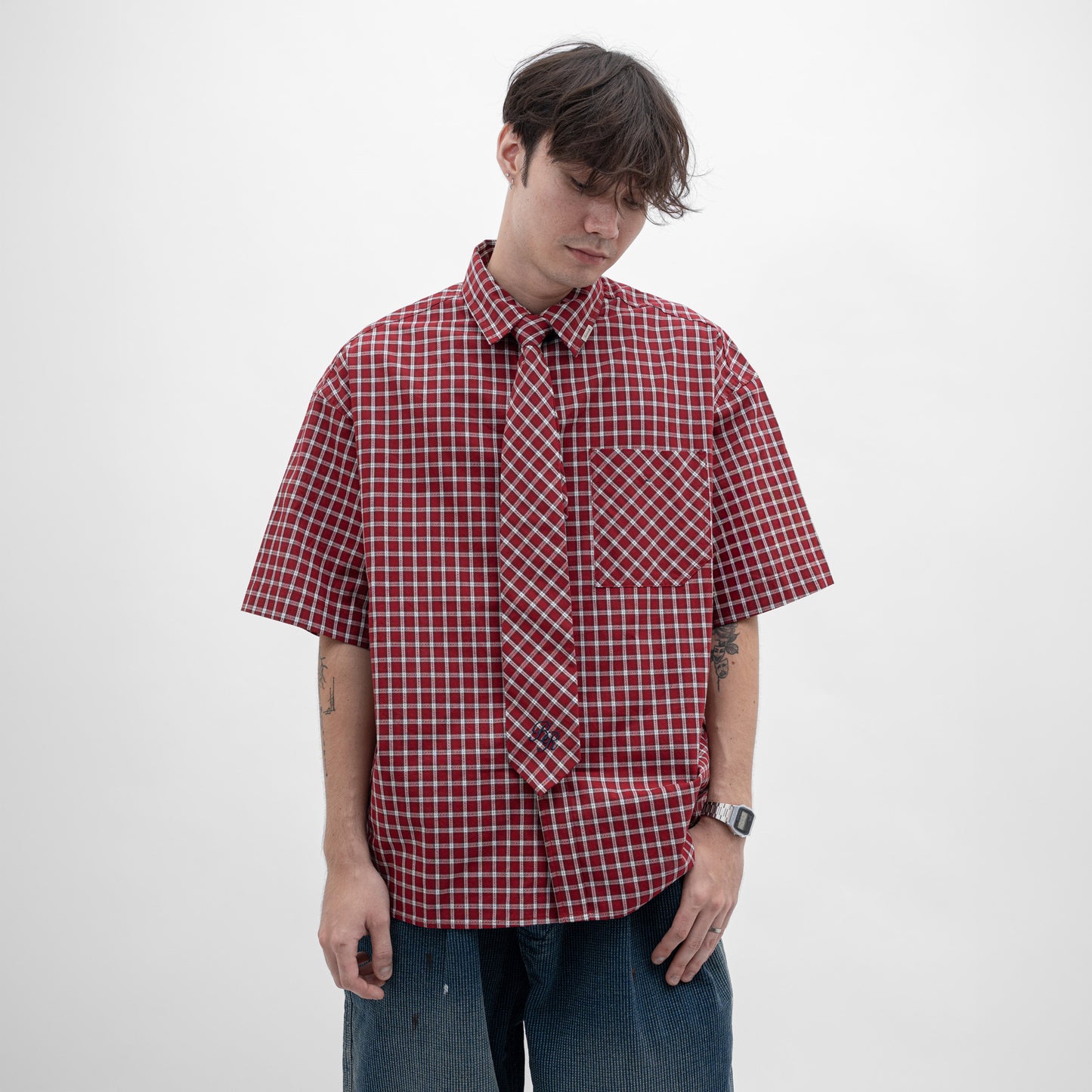 Cotton Boxy Work Shirt