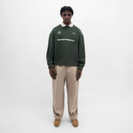 Graphic Interlock Longsleeves Polo Tee