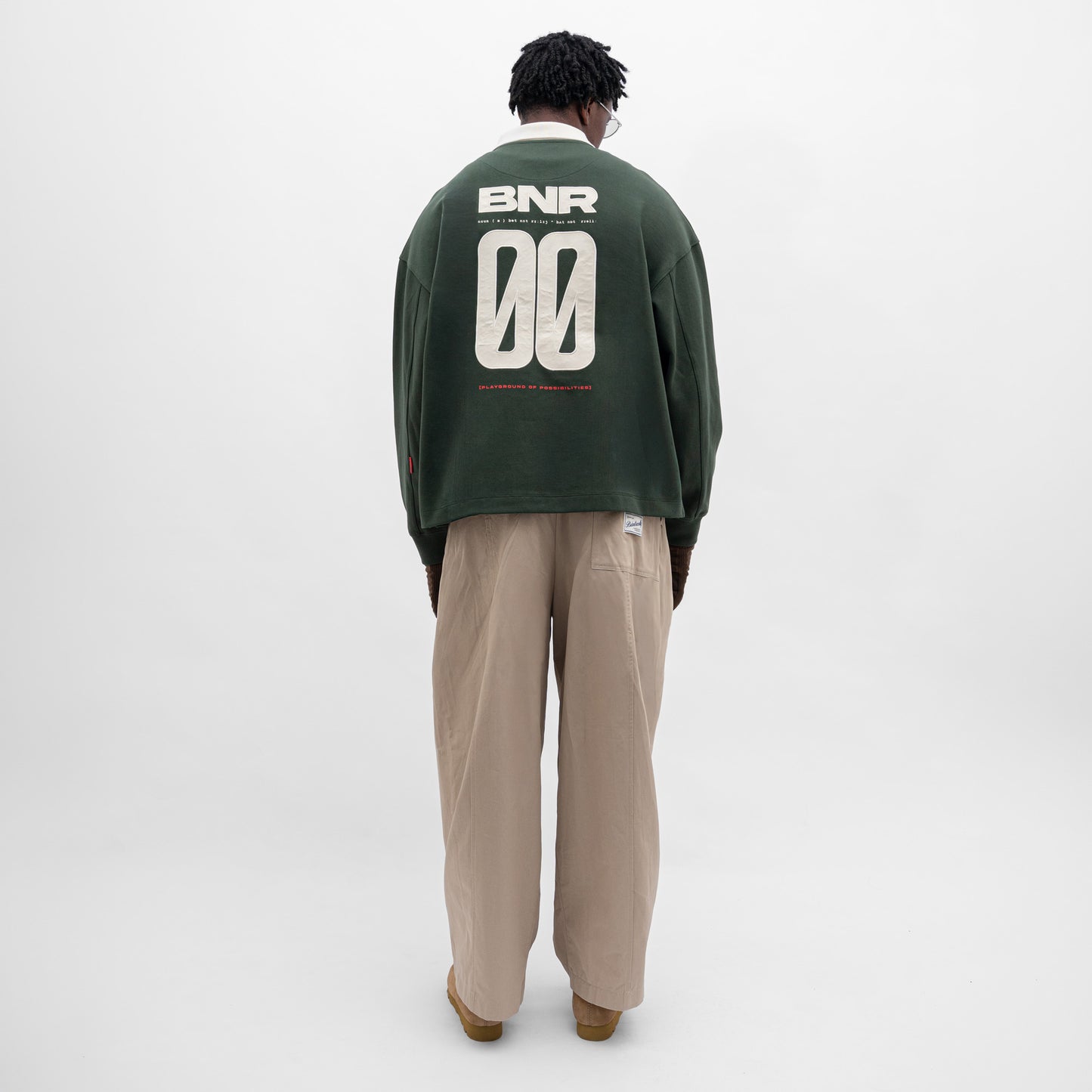 Graphic Interlock Longsleeves Polo Tee