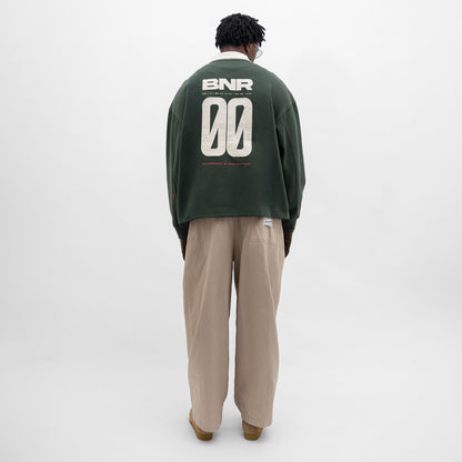 Graphic Interlock Longsleeves Polo Tee