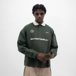 Graphic Interlock Longsleeves Polo Tee