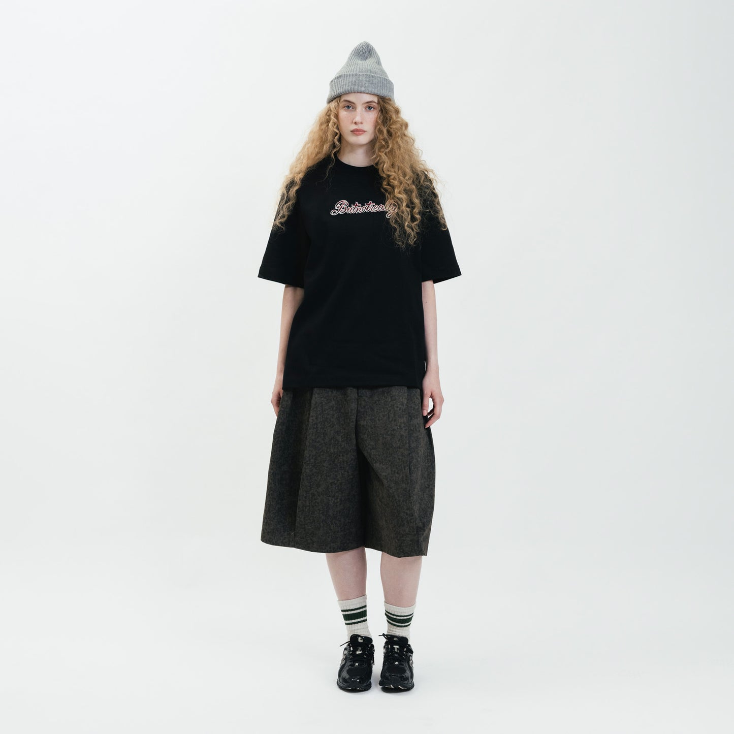Graphic Interlock Oversized Tee