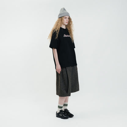 Graphic Interlock Oversized Tee
