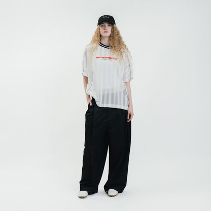 Graphic Mesh Oversized Tee