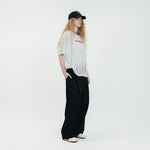 Graphic Mesh Oversized Tee
