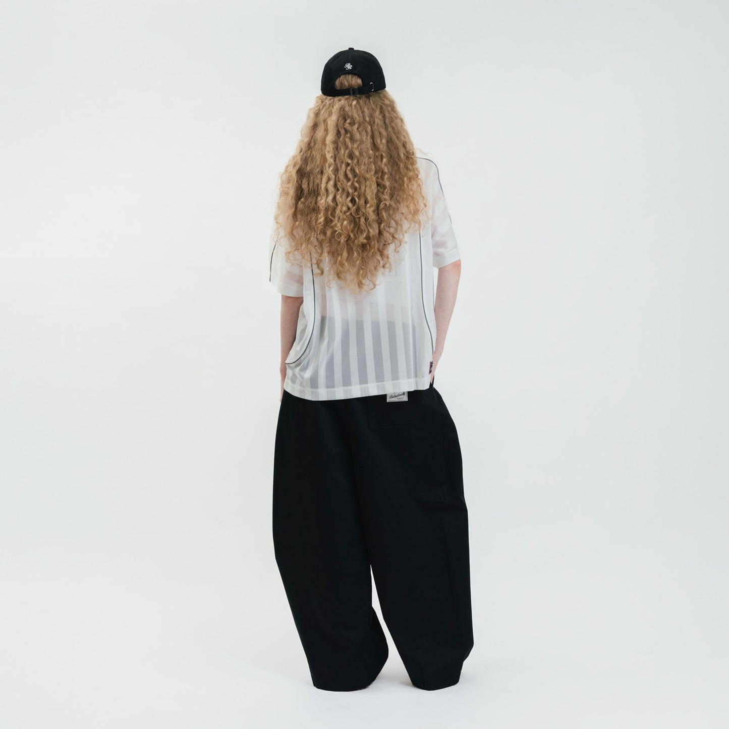 Graphic Mesh Oversized Tee