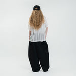 Graphic Mesh Oversized Tee