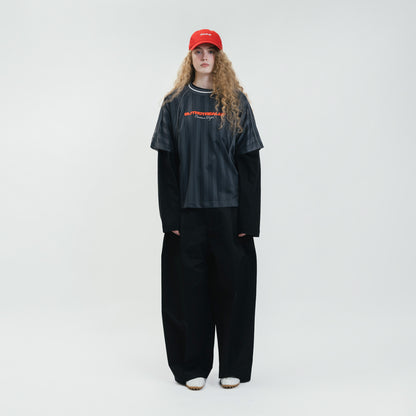 Graphic Mesh Oversized Tee