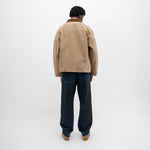 Graphic Cotton Boxy Cropped Jacket
