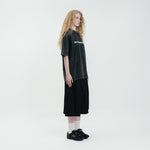 Stone-Washed Graphic Cotton  Oversized Tee