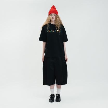 Graphic Interlock Oversized Tee