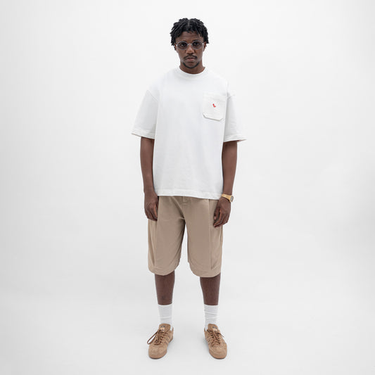 Graphic Cotton Oversized Pocket Tee