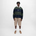 Graphic Interlock Longsleeves Polo Tee