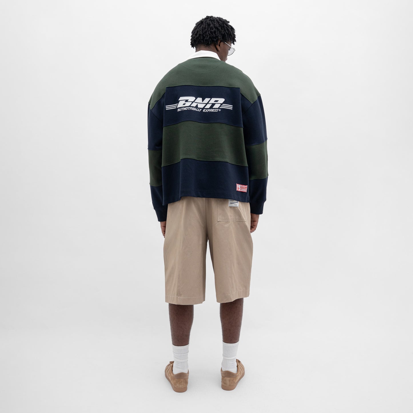 Graphic Interlock Longsleeves Polo Tee