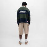 Graphic Interlock Longsleeves Polo Tee