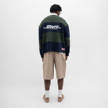 Graphic Interlock Longsleeves Polo Tee