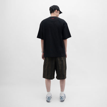 Graphic Cotton Oversized Pocket Tee