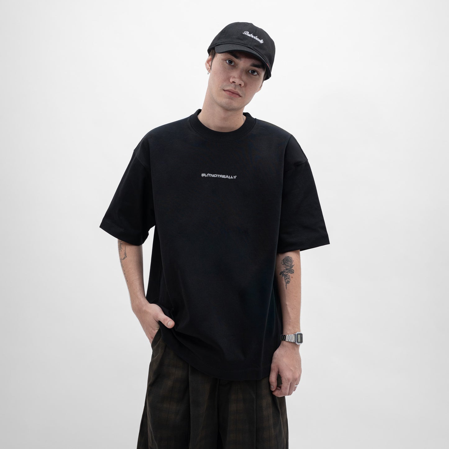 Graphic Cotton Oversized Tee