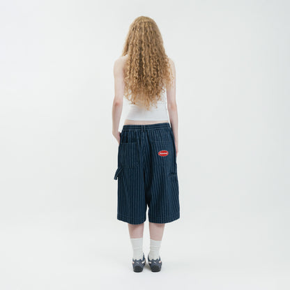 Core Denim Pinstripes Jorts