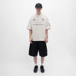 Graphic Pique Oversized Polo Tee