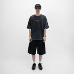 Stone-Washed Graphic Oversized Tee