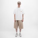 Graphic Interlock Oversized Pocket Tee