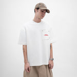 Graphic Interlock Oversized Pocket Tee