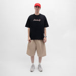 Graphic Interlock Oversized Tee