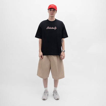 Graphic Interlock Oversized Tee