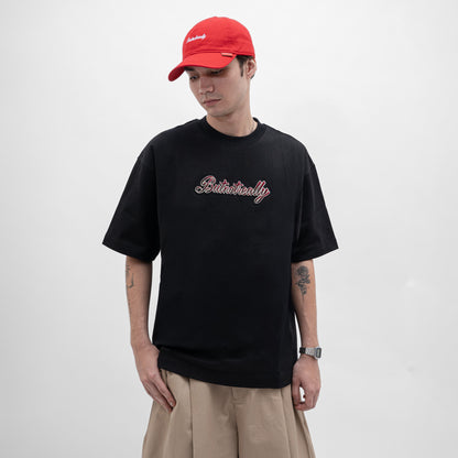 Graphic Interlock Oversized Tee