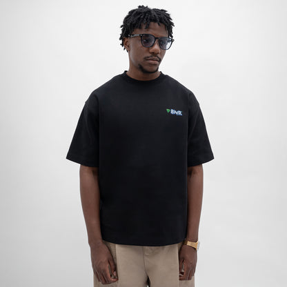 Graphic Interlock Oversized Tee
