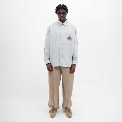 Oxford Oversized Longsleeves Work Shirt