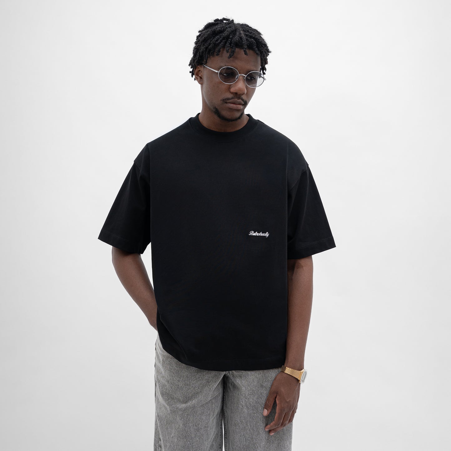 Graphic Cotton Oversized Tee
