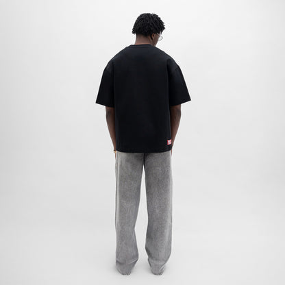 Graphic Interlock Oversized Pocket Tee