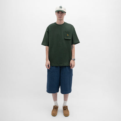 Graphic Cotton Oversized Pocket Tee
