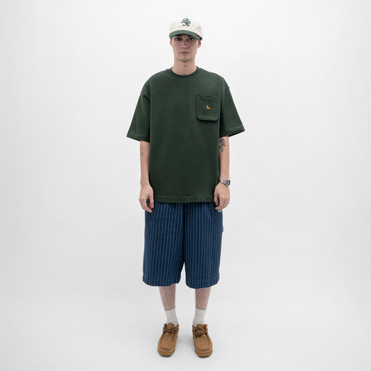 Graphic Cotton Oversized Pocket Tee