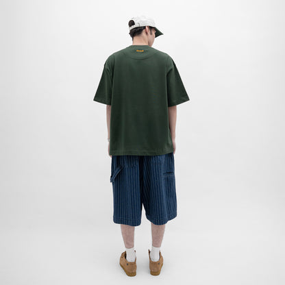 Graphic Cotton Oversized Pocket Tee