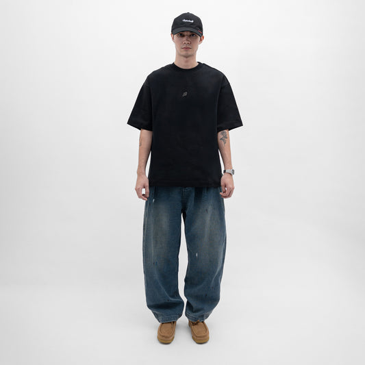 Graphic Interlock Oversized Tee