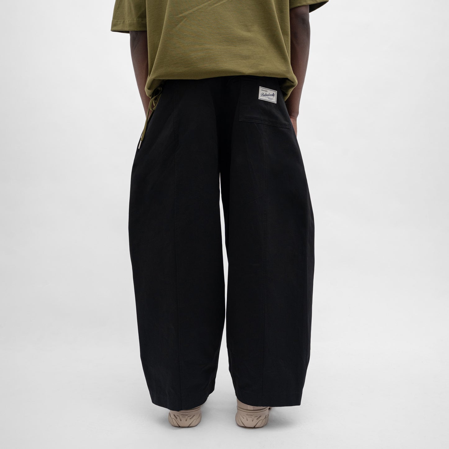 Core Cotton Wide Pleated Pants